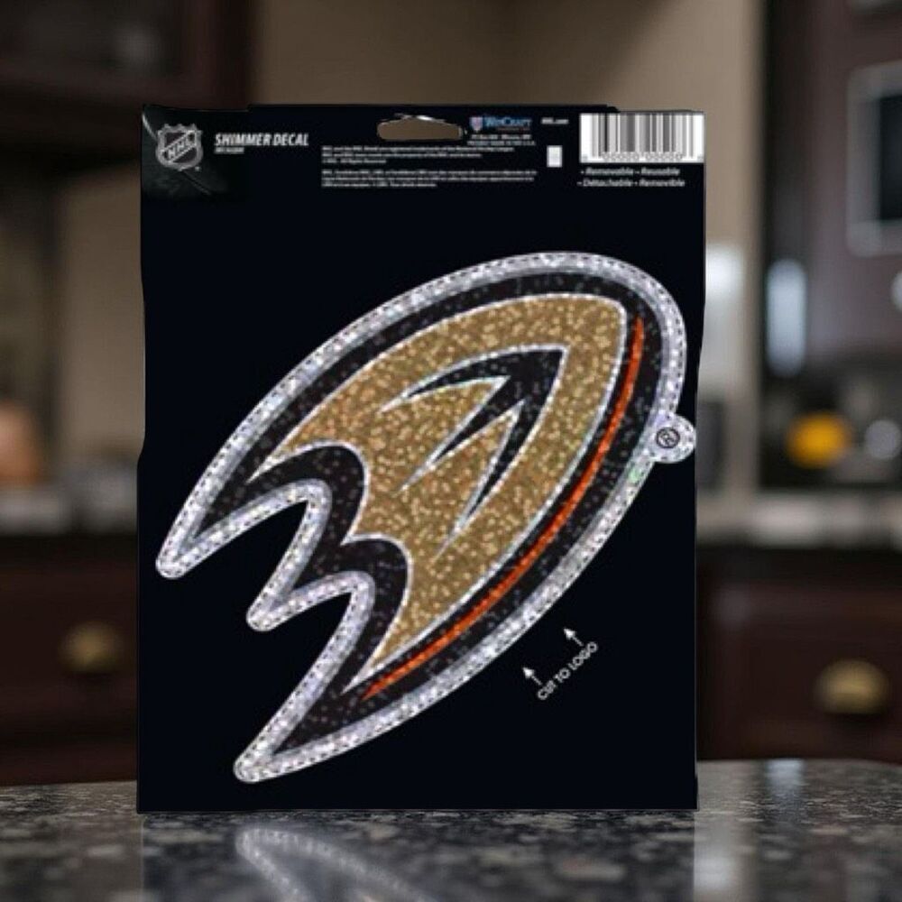 NEW NHL Anaheim Ducks WinCraft  Logo Cut Auto Decal Multi Use 5X7